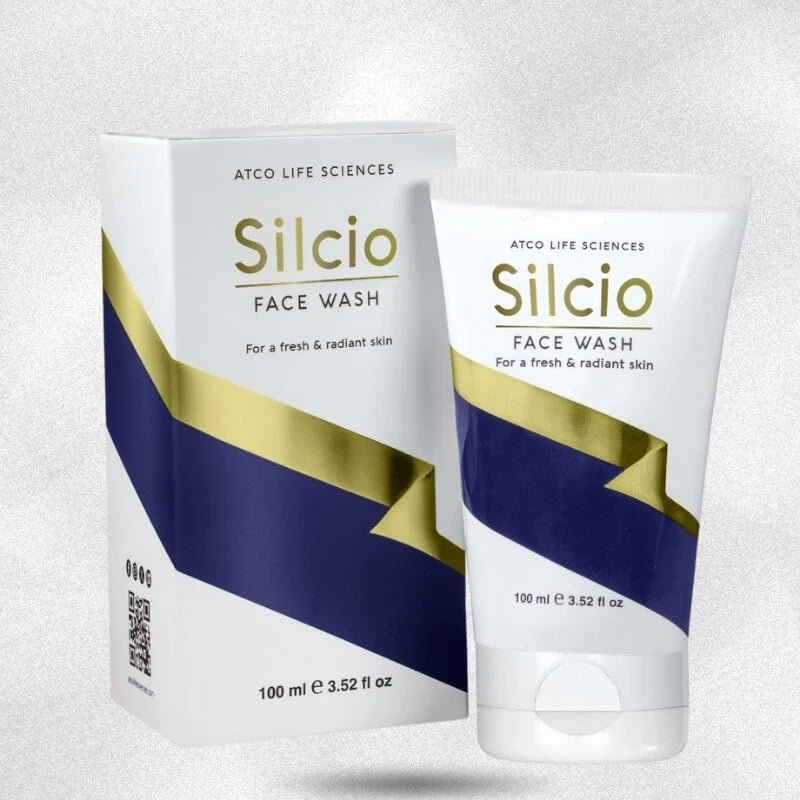 Silcio Face Wash tube – smooth cleansing formula for all skin types