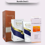 Skincare Bundle – Silcio Moisturizer, Nourishme C & Beauwell Day Cream