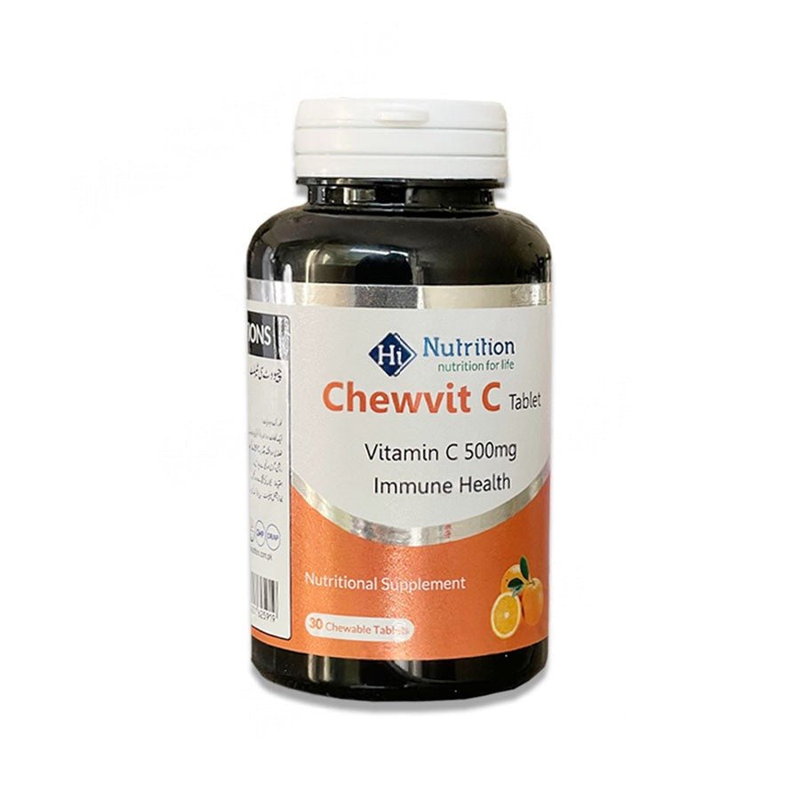 Chewvit C 500mg Chewable Tablets – Immune Boost & Skin Health Supplement - TAC Store