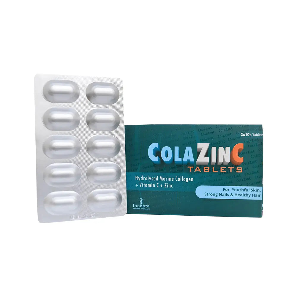 COLA Zinc Tablets - 20 Tablets