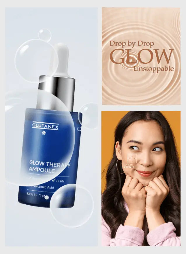 Glutanex Glow Therapy – advanced skin whitening and brightening skincare system for clear, smooth, and lighter skin.