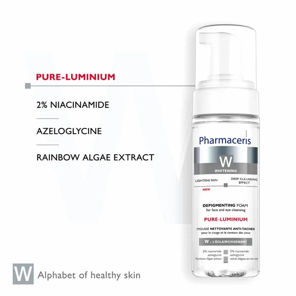 Pharmaceris W DEPIGMENTING FOAM for face and eye cleansing - TAC Store
