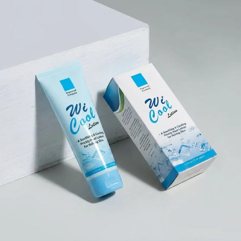 Wi Cool Lotion 75ml soothing cooling prickly heat 
lotion for itching and heat rash Pakistan Rs 495